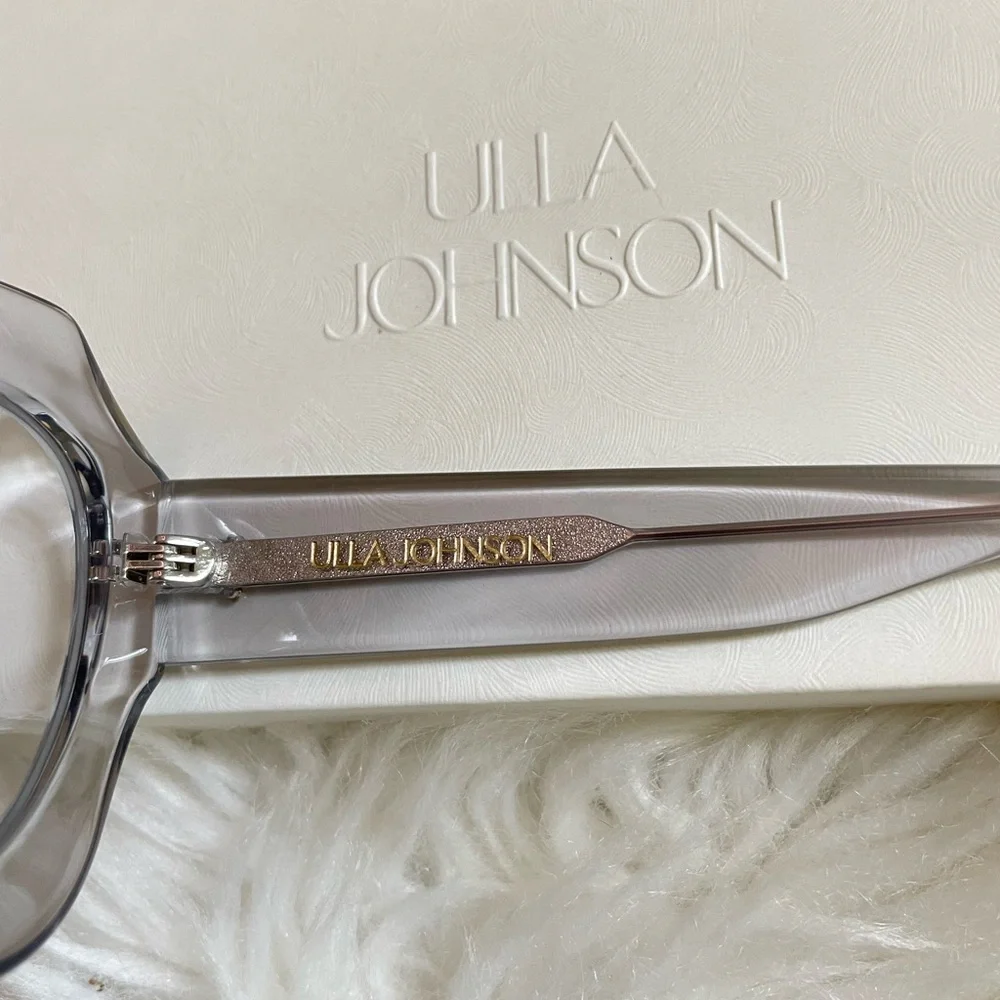 Ulla Johnson Opal Butterfly Sunglasses in Azure Blue Acetate Women’s NWT